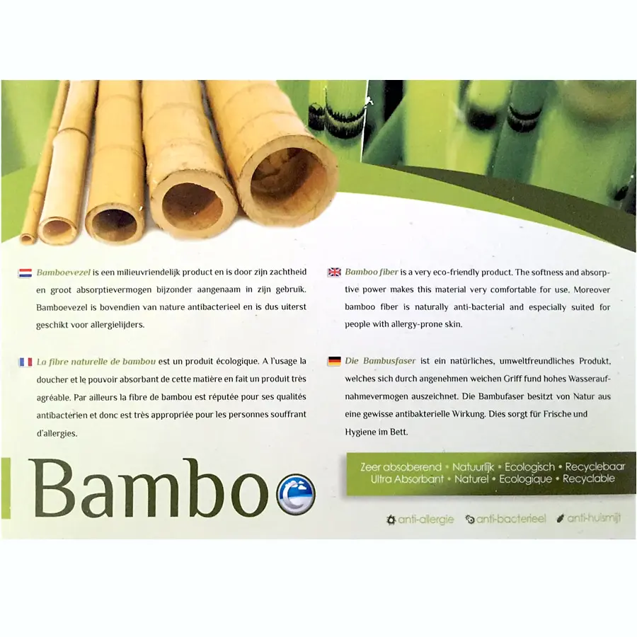Uitleg Bamboo matras/topper
