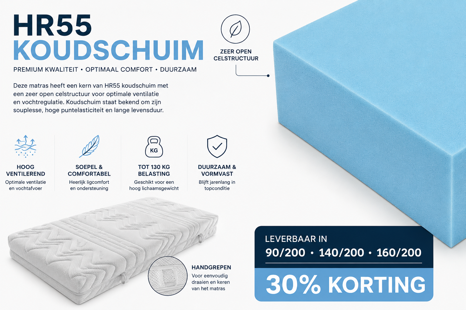 close up tencell matras 30%