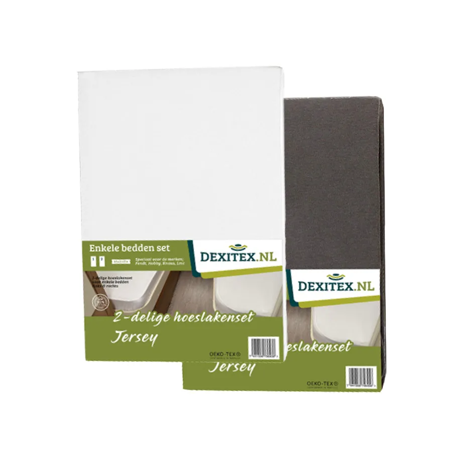 jersey-hoeslakenset-2-delig-enkele-bedden-wit-lichtgrijs-antraciet vrijstaand