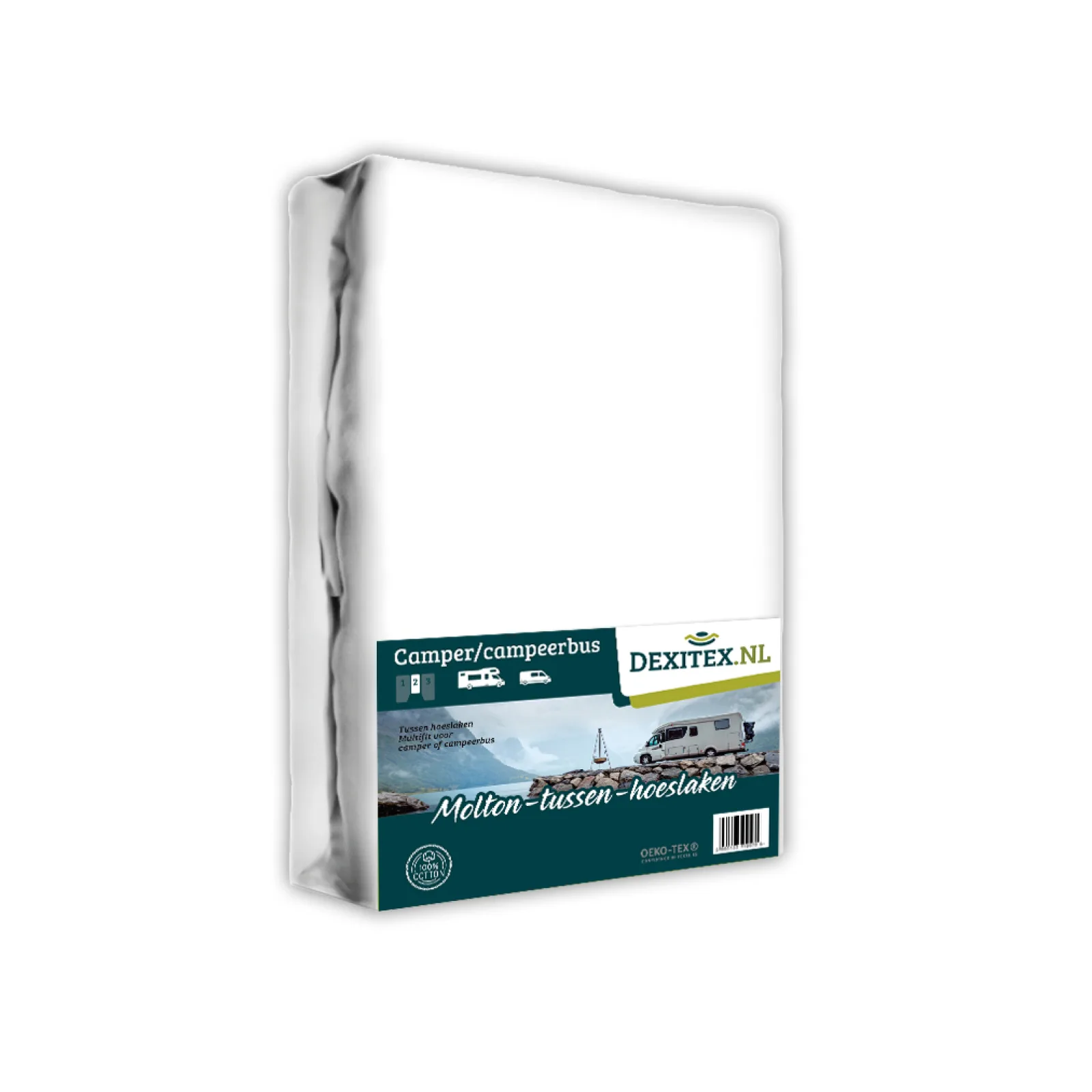 Molton tussenhoeslaken diverse lengtes