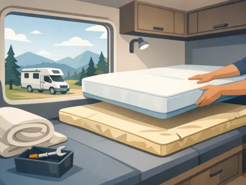 Camper matras vervangen zonder miskoop