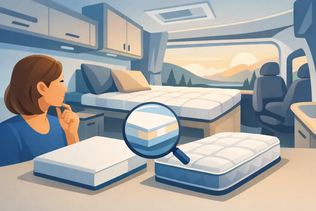 Hoe kies je camper matras dat echt past?