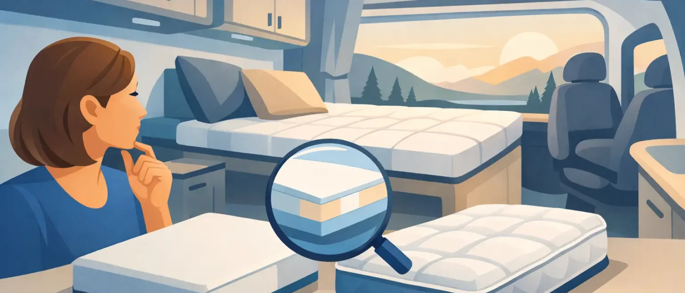 Hoe kies je camper matras dat echt past?