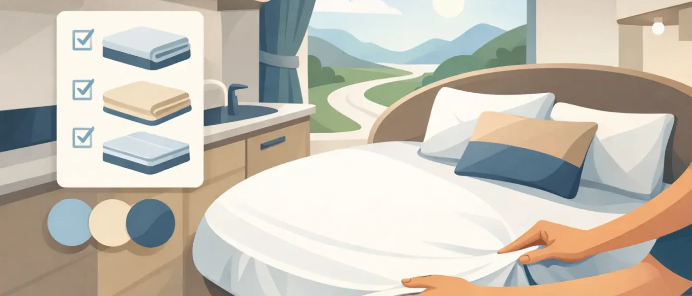 Hoeslaken camper Frans bed kiezen zonder gedoe