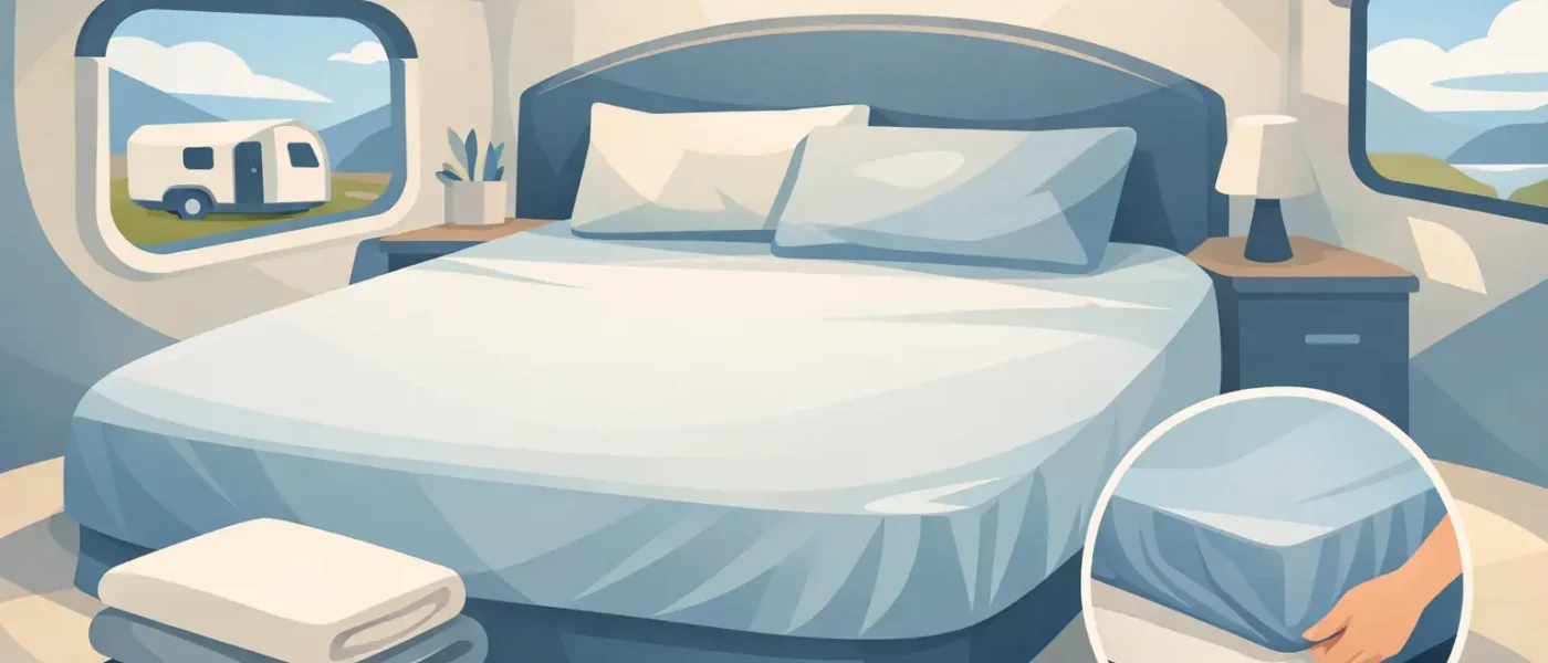Hoeslaken caravan queensbed kiezen