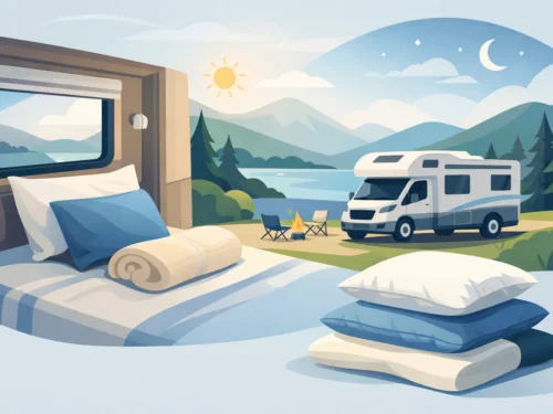 Kussen voor camper slapen kiezen