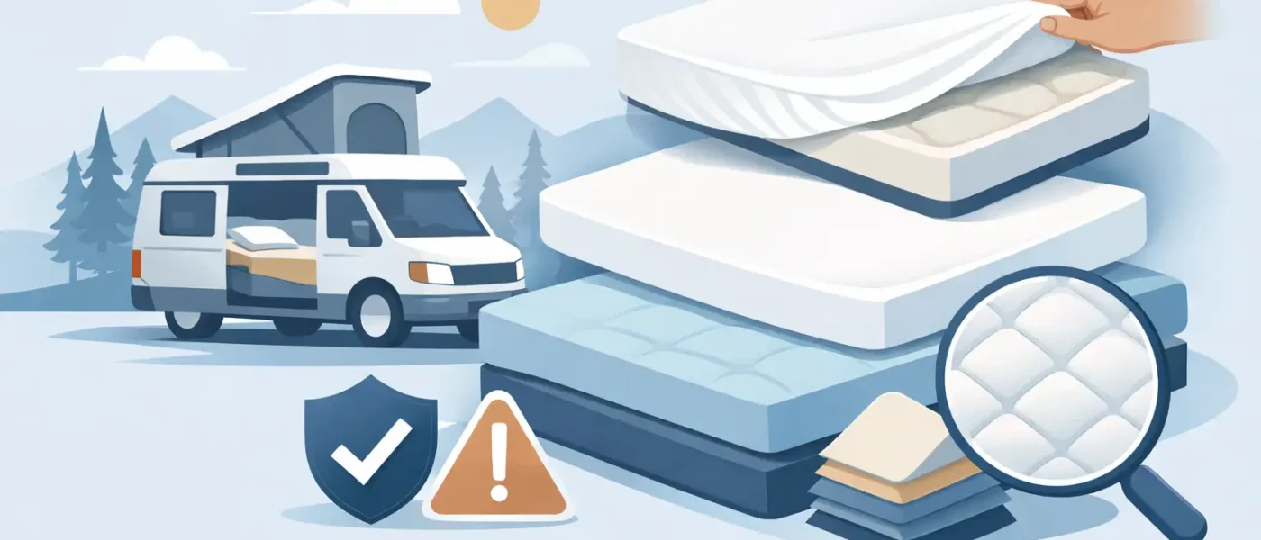 Molton camper matras kiezen zonder miskoop
