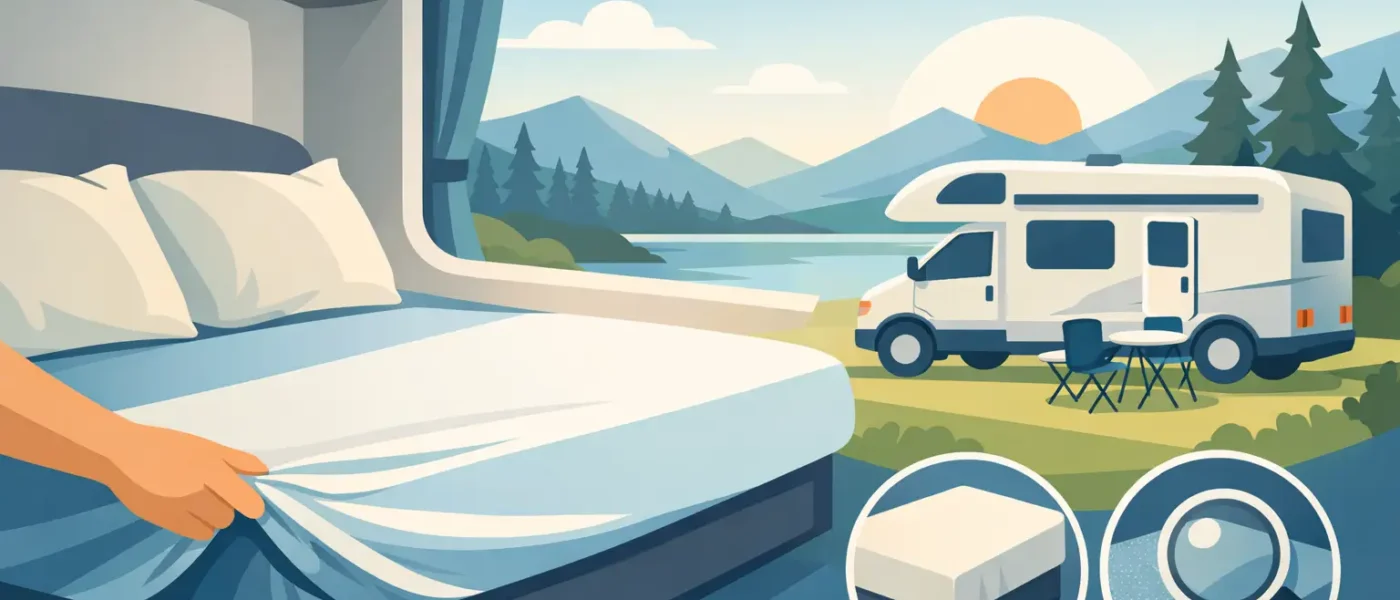 Tussenhoeslaken camper kopen? Let hierop