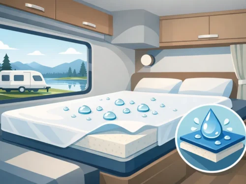 Waterdichte matrasbeschermer caravan kiezen