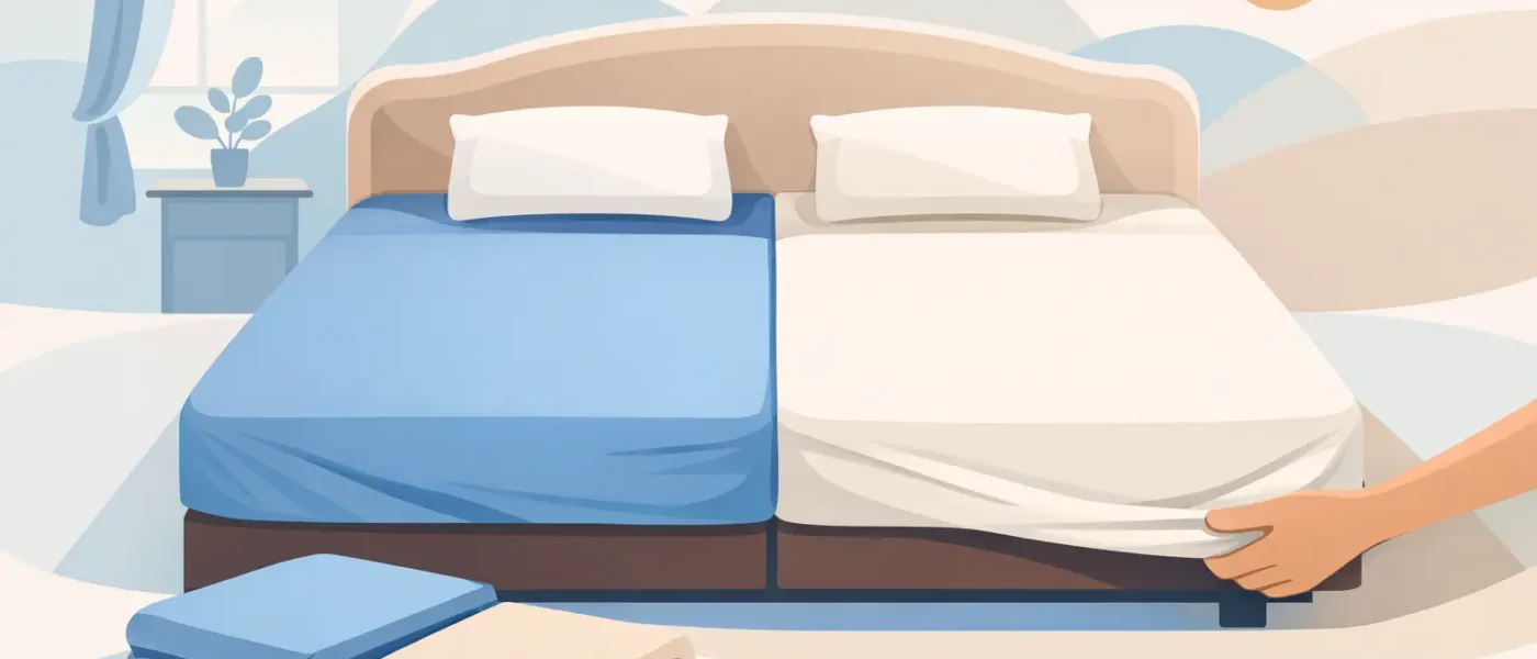 Welk hoeslaken past op frans bed?