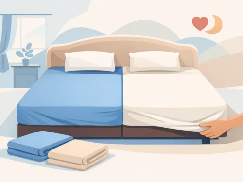 Welk hoeslaken past op frans bed?