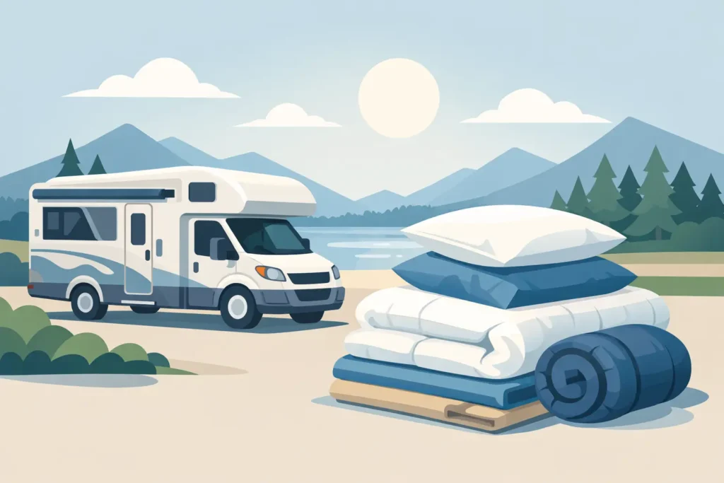Beste beddengoed voor camper kiezen