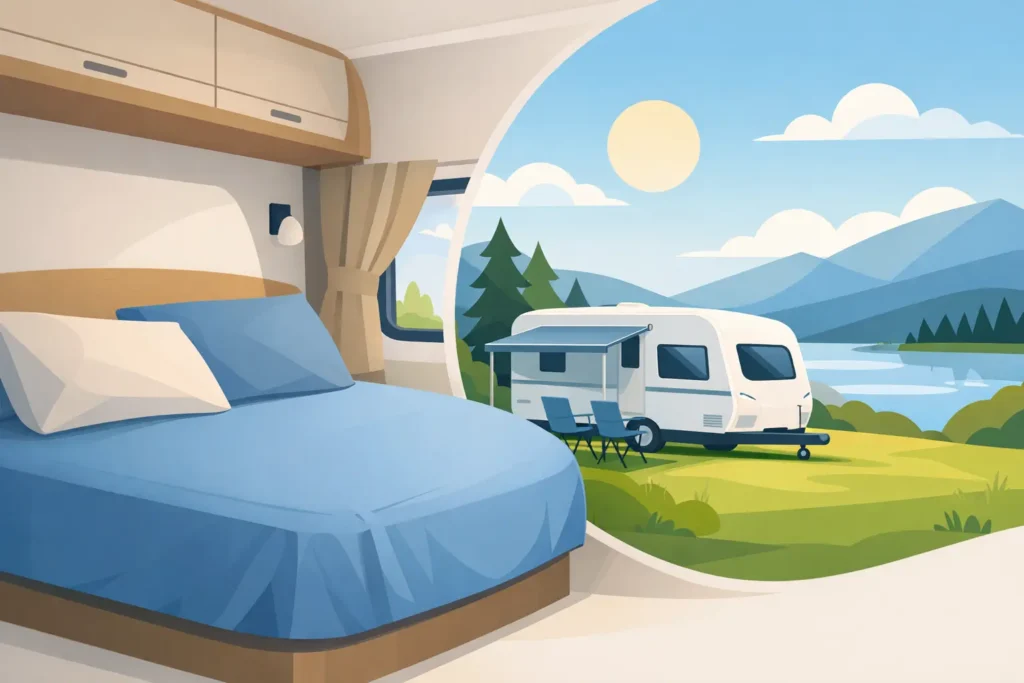 Caravan hoeslakens die wél goed passen