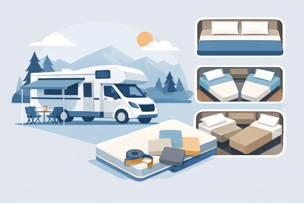 Gids voor camper bedvormen en maatkeuze