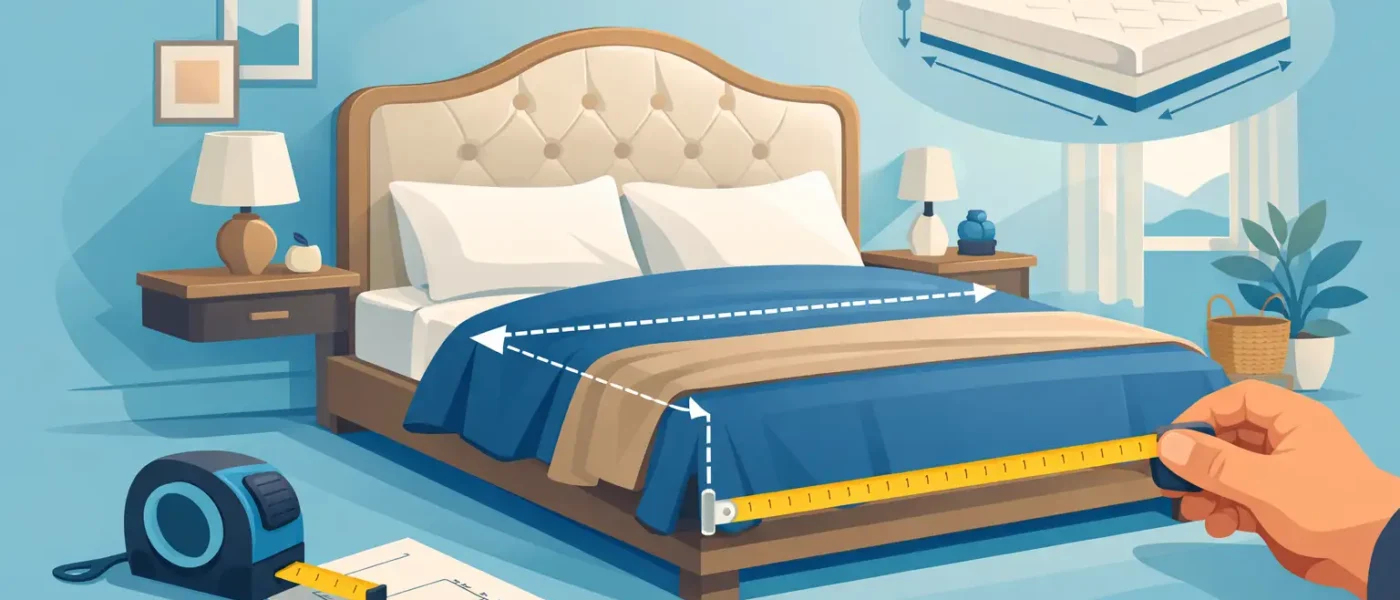 Hoe meet je een Frans bed goed op?