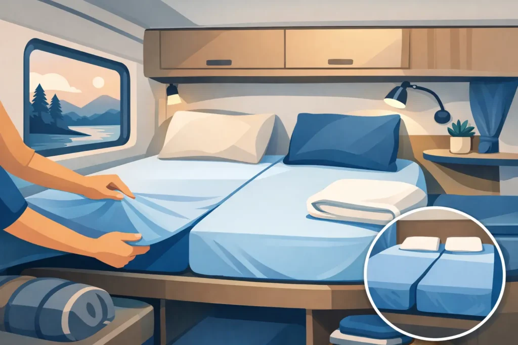 Lengtebed camper hoeslaken kiezen zonder gedoe