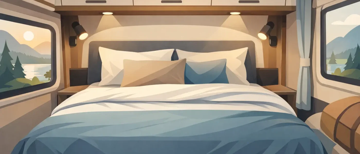 Queensbed camper beddengoed dat wél past