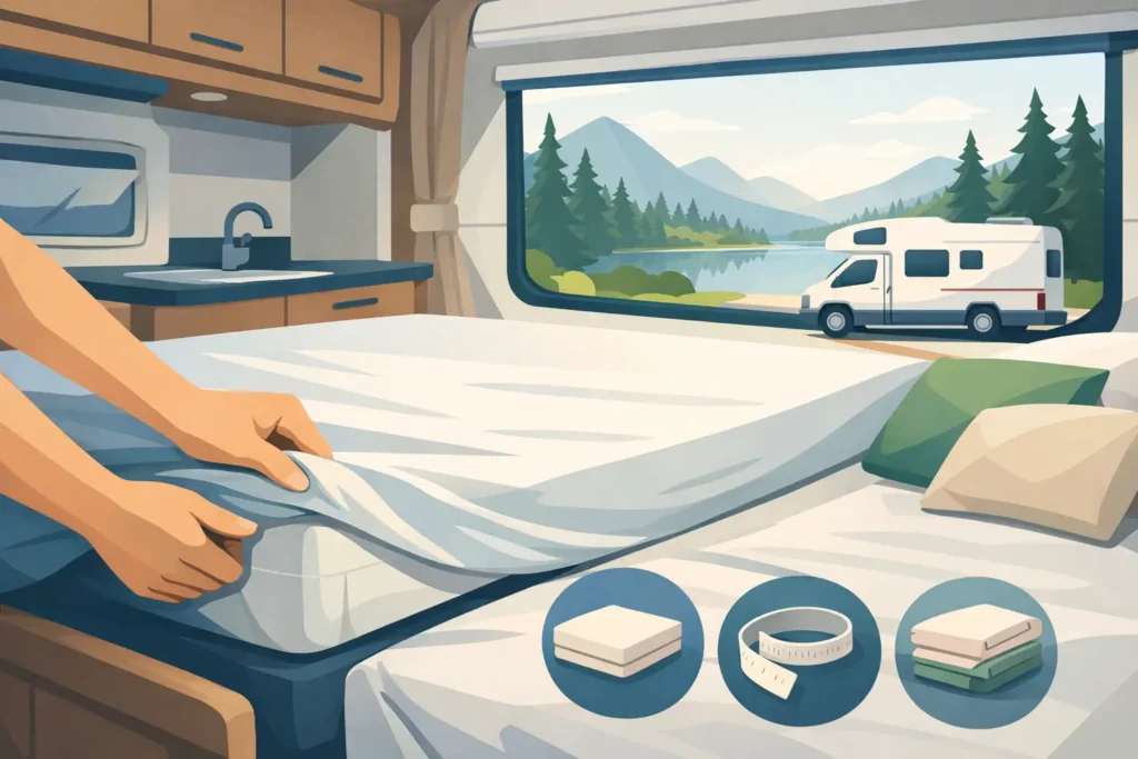 Hoe kies je camper hoeslaken dat echt past?