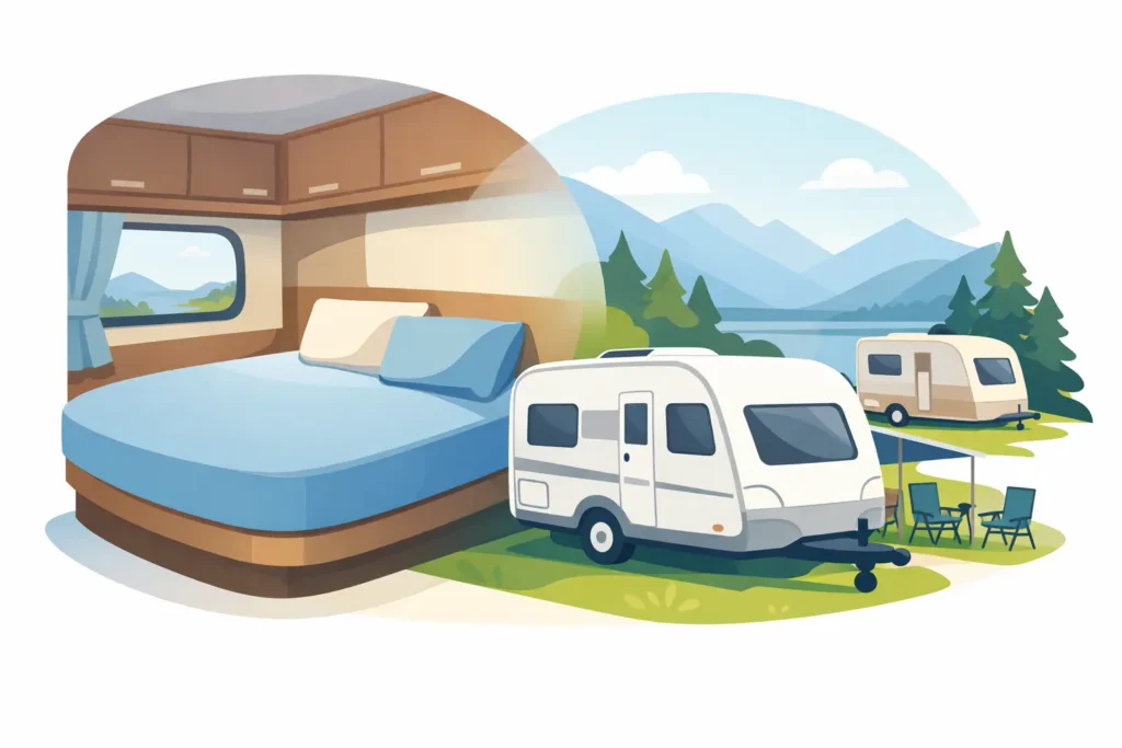 Hoeslaken caravan op maat kiezen