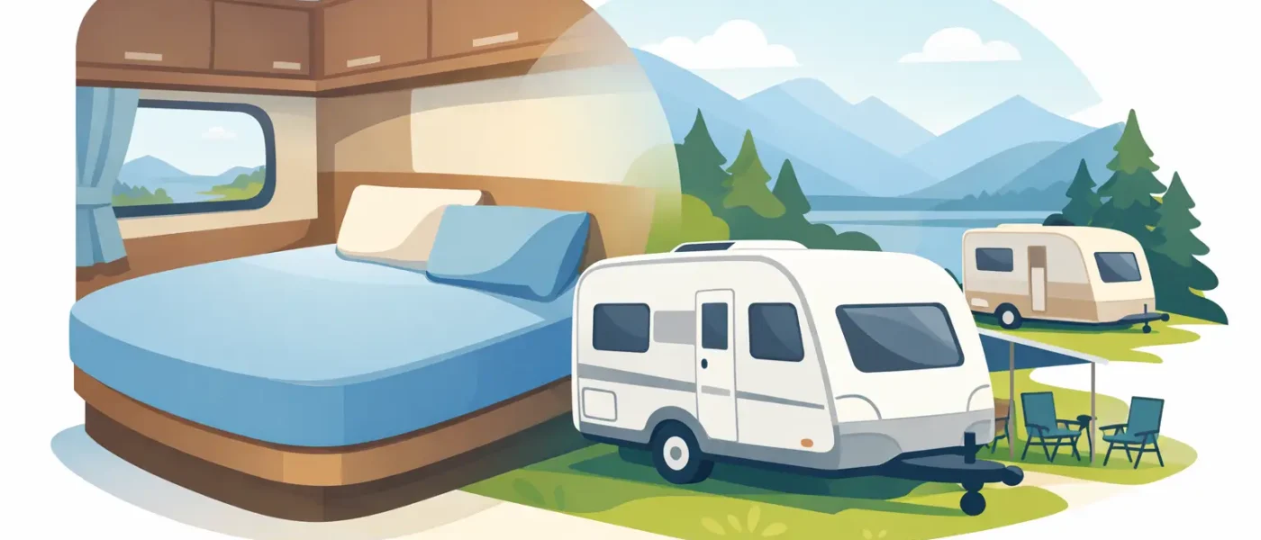 Hoeslaken caravan op maat kiezen