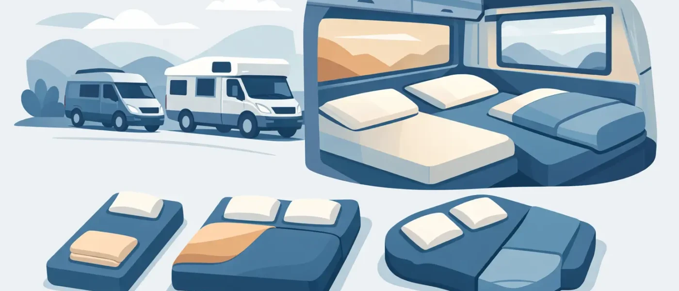 Uitleg afwijkende bedmaten camper