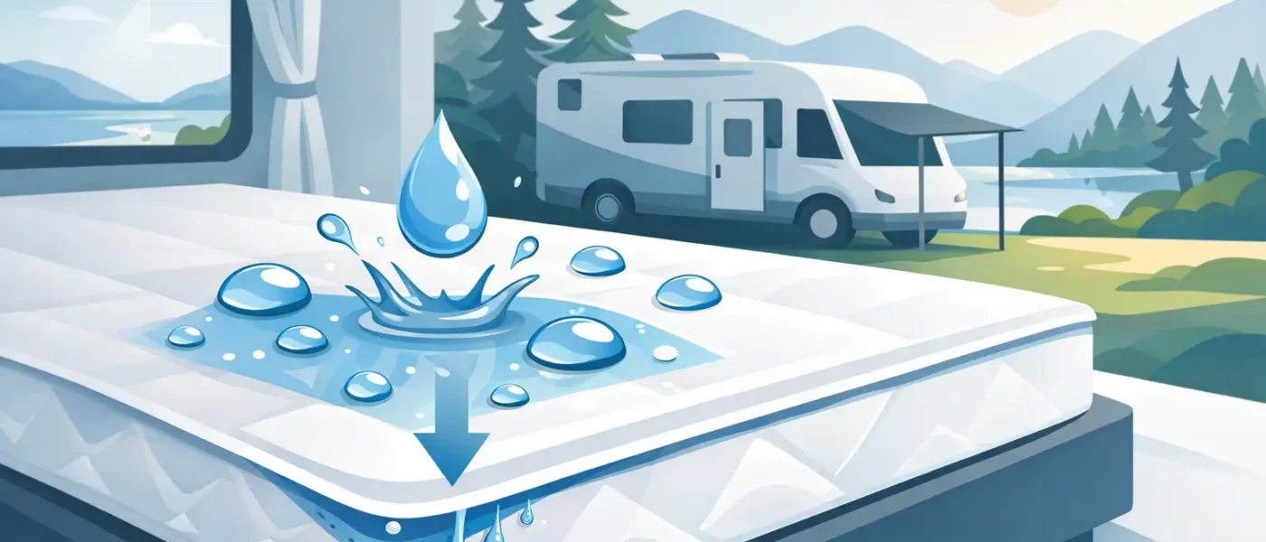 Waterdichte matrasbeschermer camper kiezen