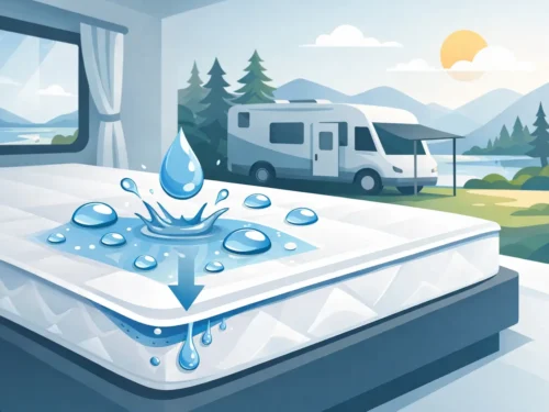 Waterdichte matrasbeschermer camper kiezen