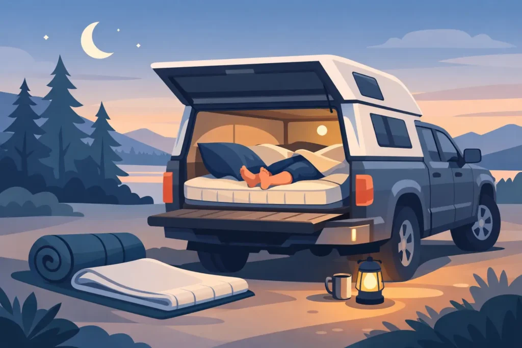 Camper topper op maat voor beter slaapcomfort