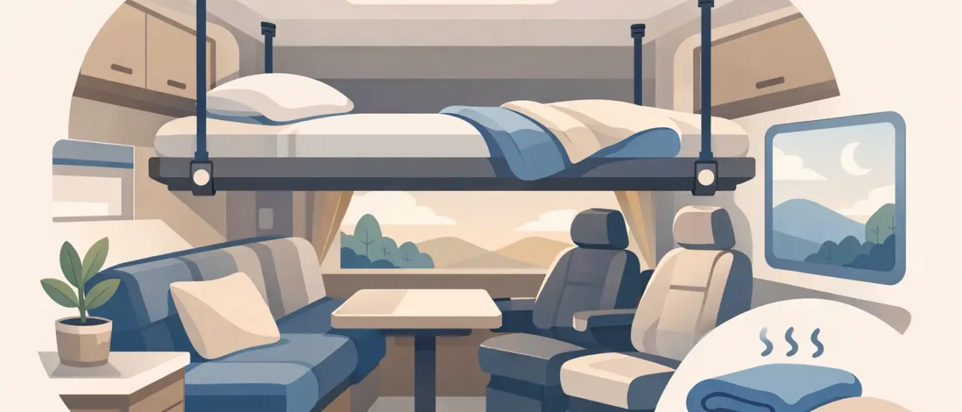 Hefbed comfortabeler maken in de camper