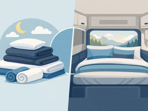 Losse sets versus textielpakket voor camperbed