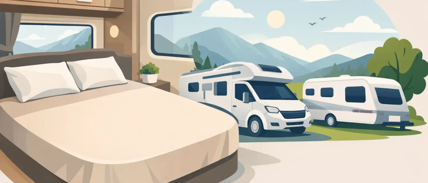 Spannbettlaken queensbett voor camper en caravan