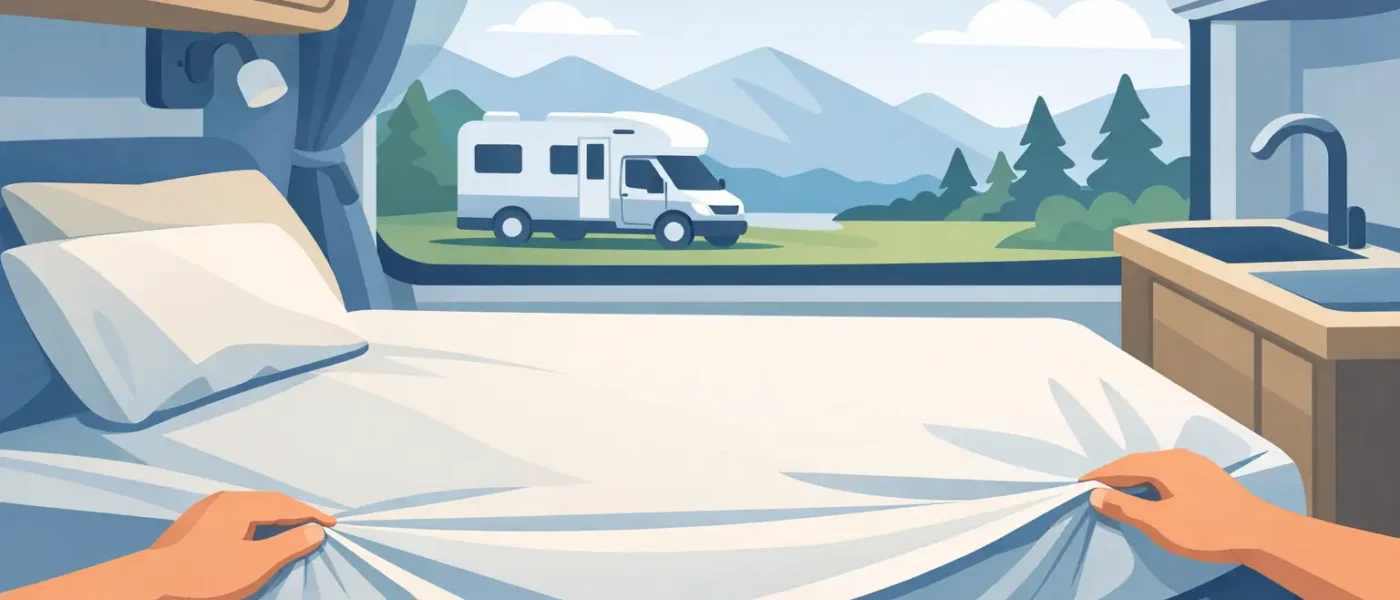 Tussenhoeslaken camper gebruiken zonder gedoe
