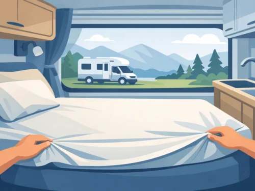Tussenhoeslaken camper gebruiken zonder gedoe