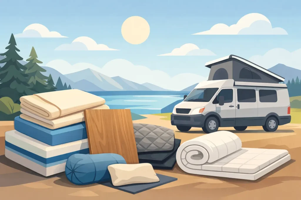 De beste materialen voor een camper topper