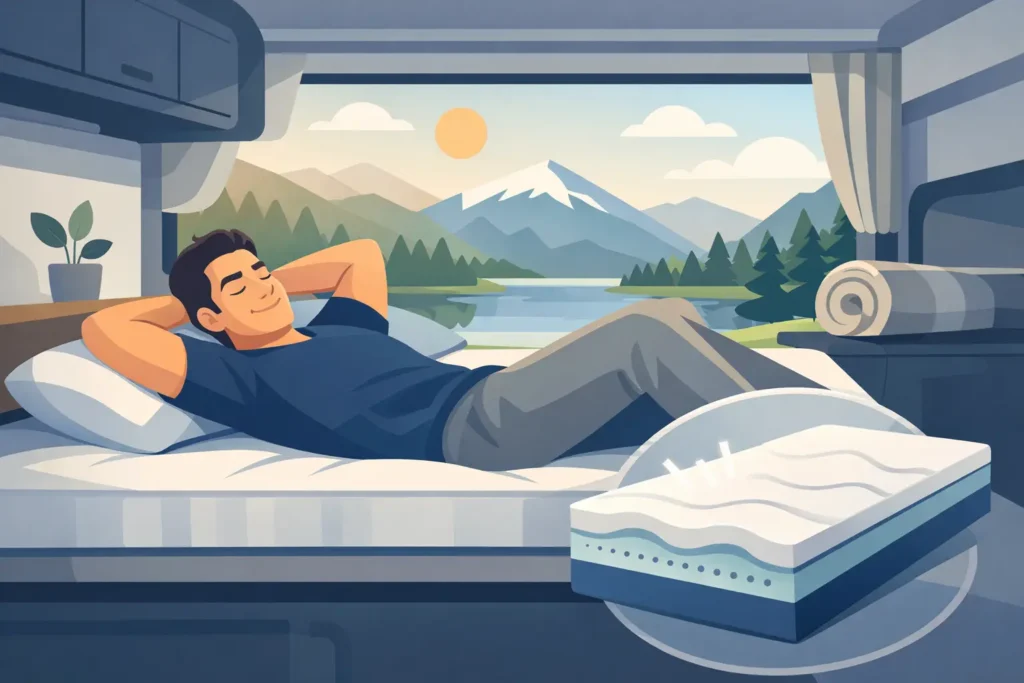 Rugklachten verminderen met een campermatras