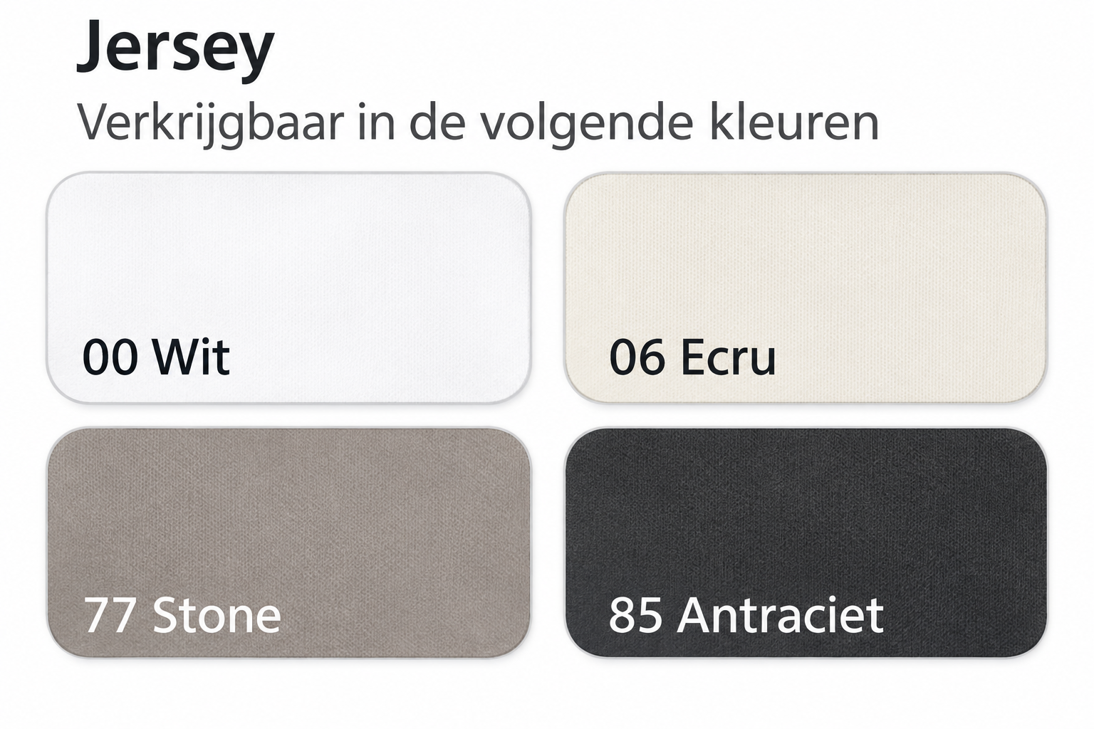 4 kleuren jersey