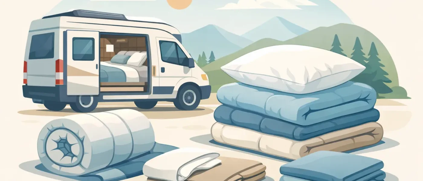 Beddengoedpakket voor camper samenstellen