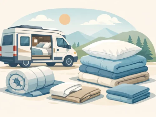 Beddengoedpakket voor camper samenstellen