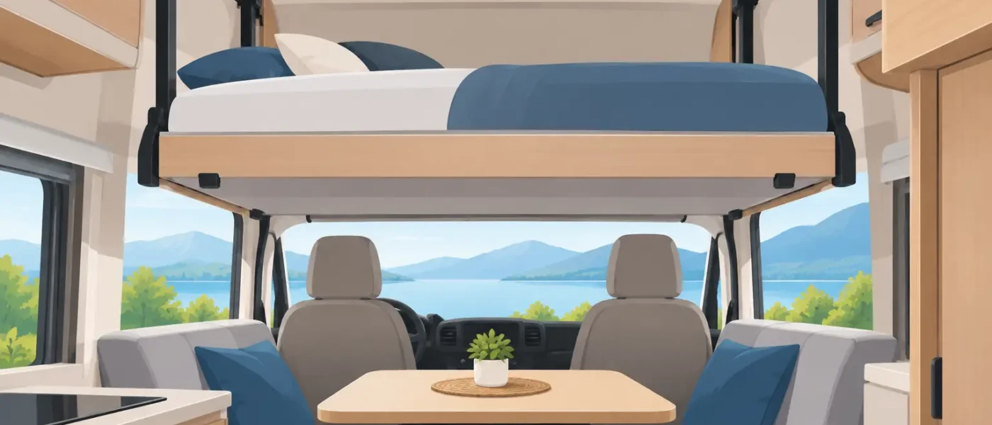 Beste oplossing voor hefbed in camper of caravan