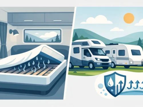 Hoe voorkom je matrascondens in camper en caravan?