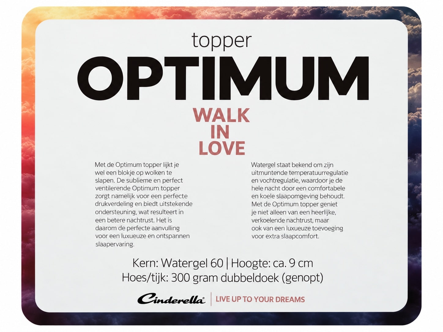 Optimum sticker